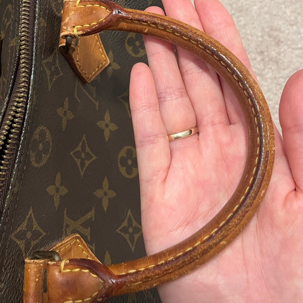 SOLD AUTHENTIC Louis Vuitton Brown Monogram Speedy 30 - Picture 5 of 15